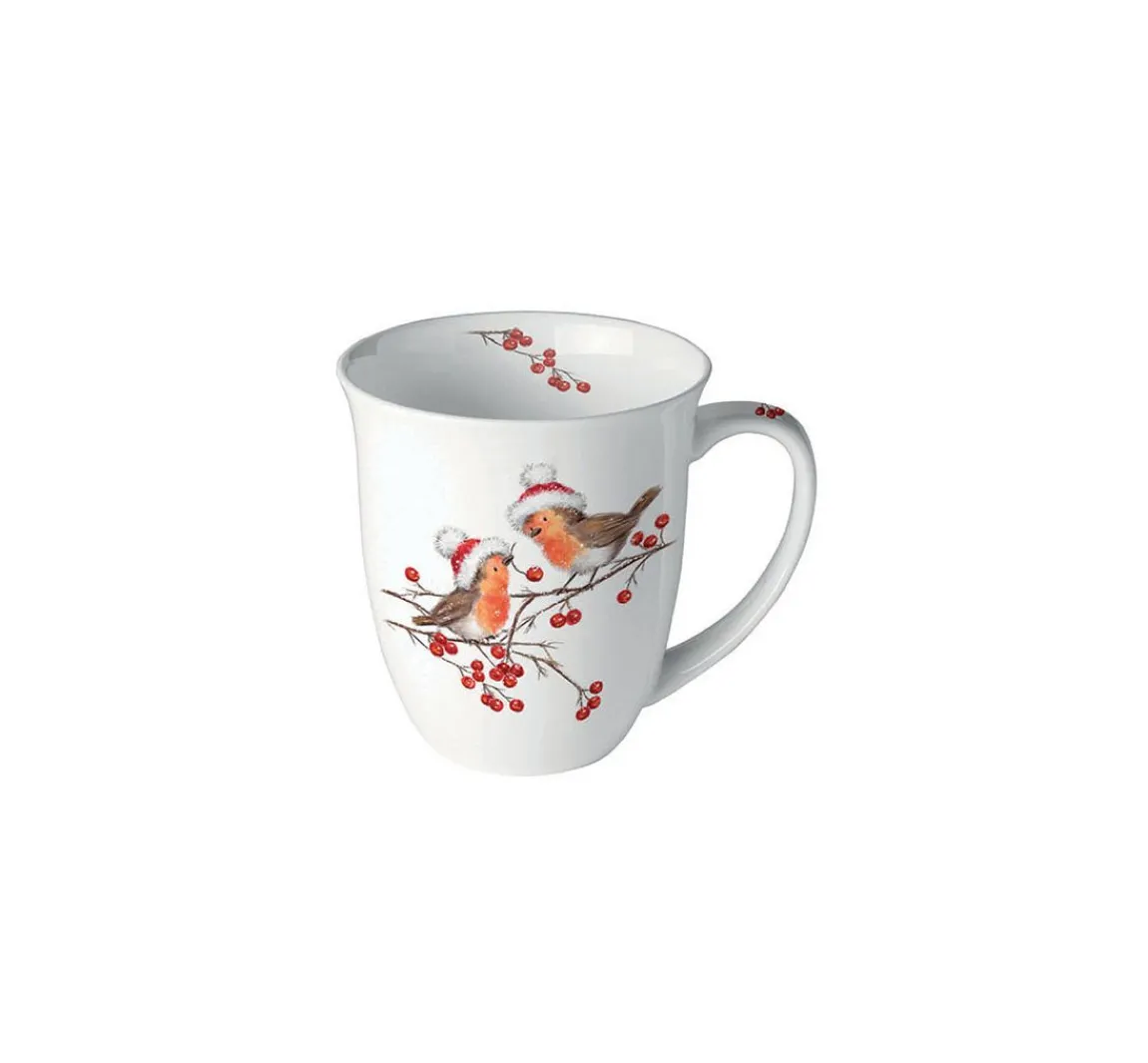 New Ambiente Serviette "Christmas Robins"