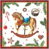 Ambiente Serviette "Classic Rocking Horse"