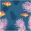 Outlet Paper+Design Serviette "Clownfische"