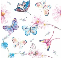 Online Paper+Design Serviette "Colorful Butterflies"