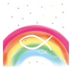 Online Ambiente Serviette "Colorful Rainbow"