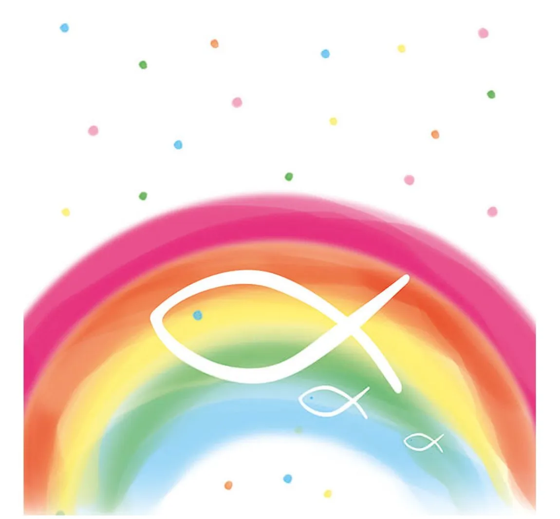 Online Ambiente Serviette "Colorful Rainbow"