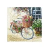 HOME FASHION Serviette "Cottage Bike"