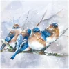 IHR Serviette "Cuddly Birdies"
