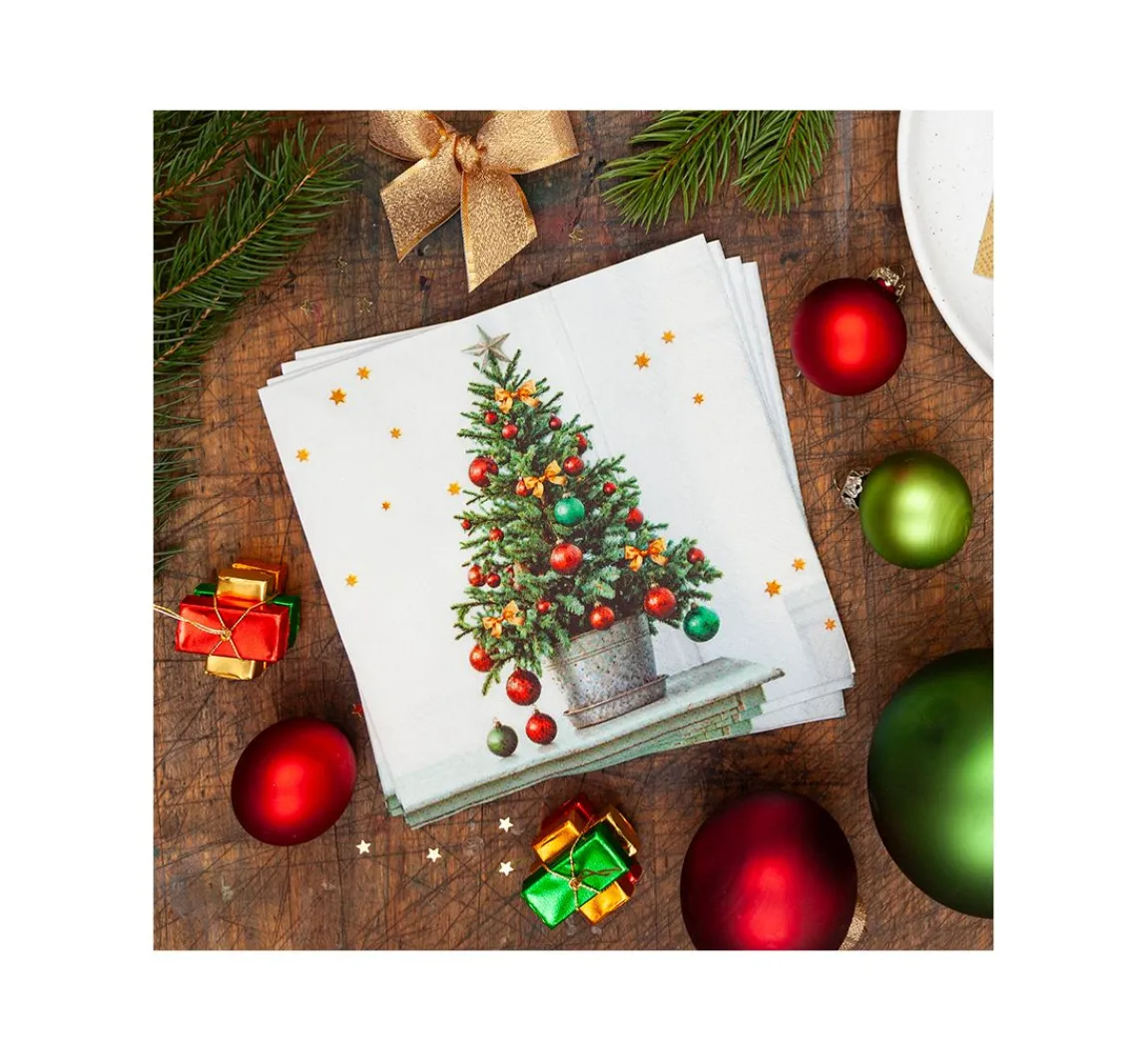HOME FASHION Serviette "Cute Tree"