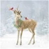 IHR Serviette "Deer in Snow"