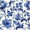 Hot Ambiente Serviette "Delft blue Florals"