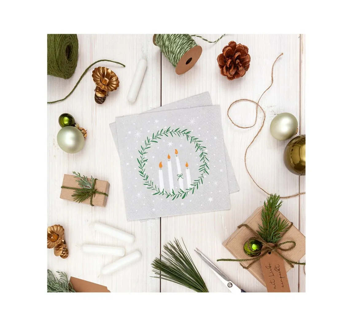 Discount HOME FASHION Serviette "Delicate Wreath"