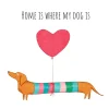 Discount Paper+Design Serviette "Dog Home"