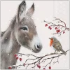 Best Ambiente Serviette "Donkey And Robin"