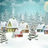 Sale Paper+Design Serviette "Dorf im Schnee"