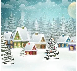 Sale Paper+Design Serviette "Dorf im Schnee"