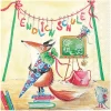 Discount Ambiente Serviette "Endlich Schule"