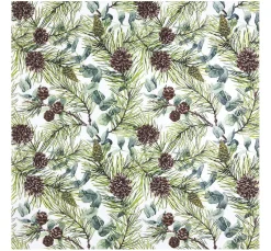 HOME FASHION Serviette "Eucalyptus and Pine"