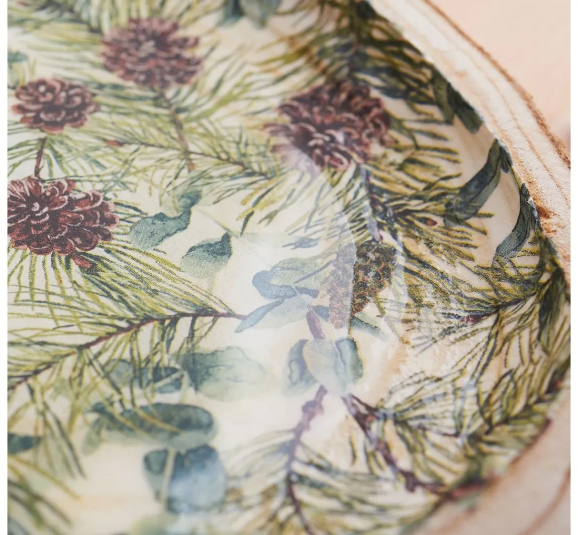 HOME FASHION Serviette "Eucalyptus and Pine"
