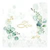 New IHR Serviette "Eucalyptus Fish"