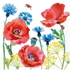 Discount Ambiente Serviette "Feldblumen"