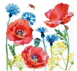 Discount Ambiente Serviette "Feldblumen"