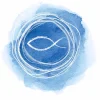 Discount Paper+Design Serviette "Fisch Aquarell"