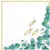 Outlet HOME FASHION Serviette "Fische/Eukalyptus"