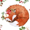 New Paper+Design Serviette "Floral Fox"