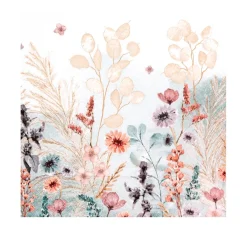 Best HOME FASHION Serviette "Flowers Natural"