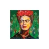 Discount Ambiente Serviette "Frau mit Blumenkranz"
