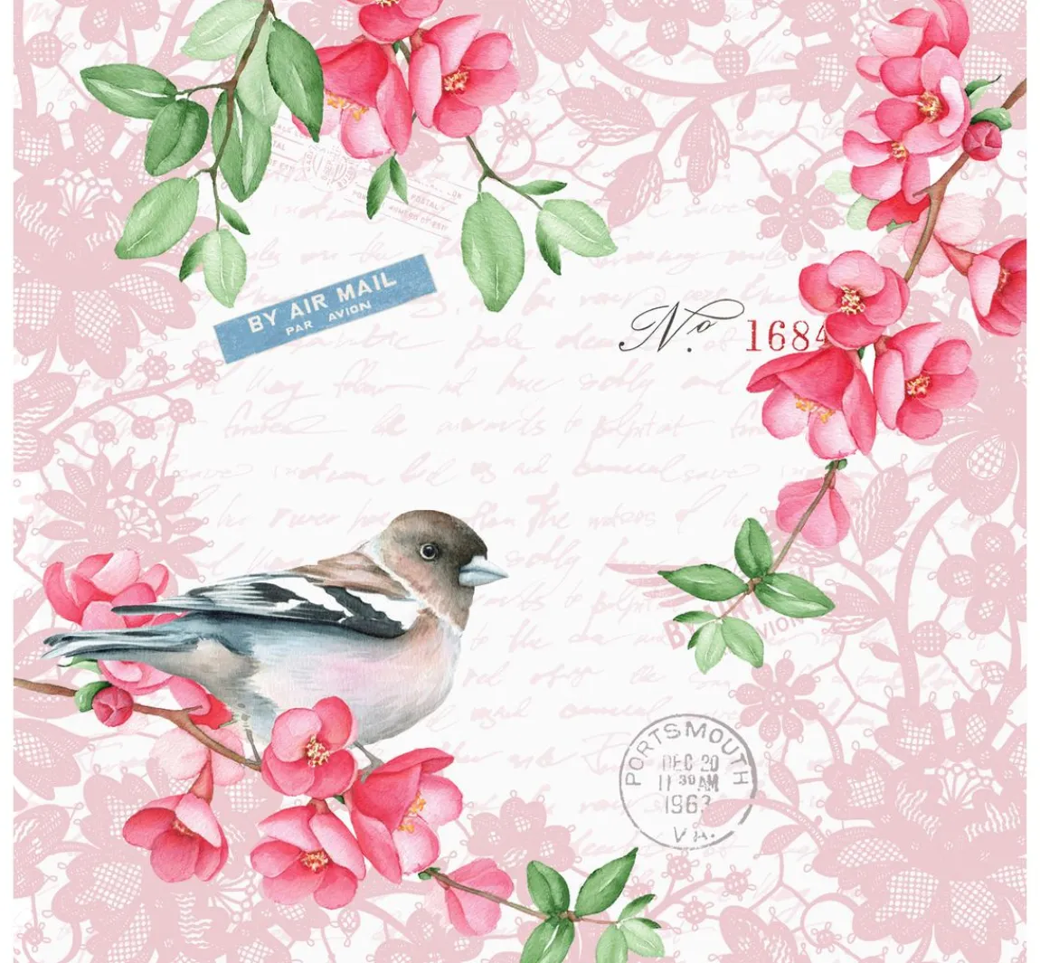 Outlet Paper+Design Serviette "Frühlingsromantik"