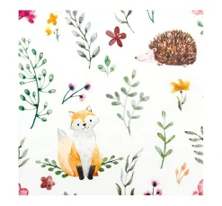 HOME FASHION Serviette "Fuchs und Igel"