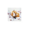 HOME FASHION Serviette "Fuchsfamilie"