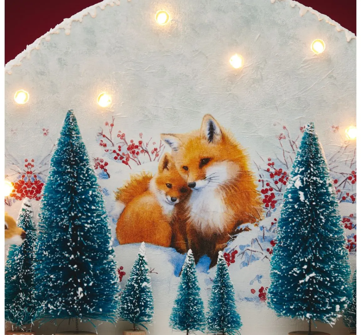 HOME FASHION Serviette "Fuchsfamilie"