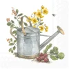 Online IHR Serviette "Gartengießkanne"