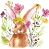 Clearance Ambiente Serviette "Girl Bunny"