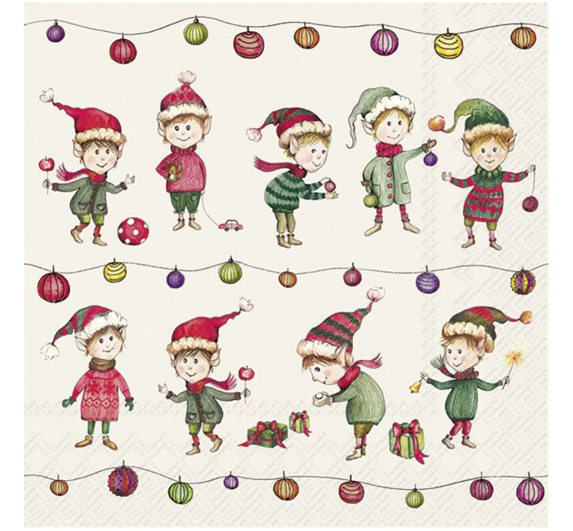 IHR Serviette "Gnome Fun"