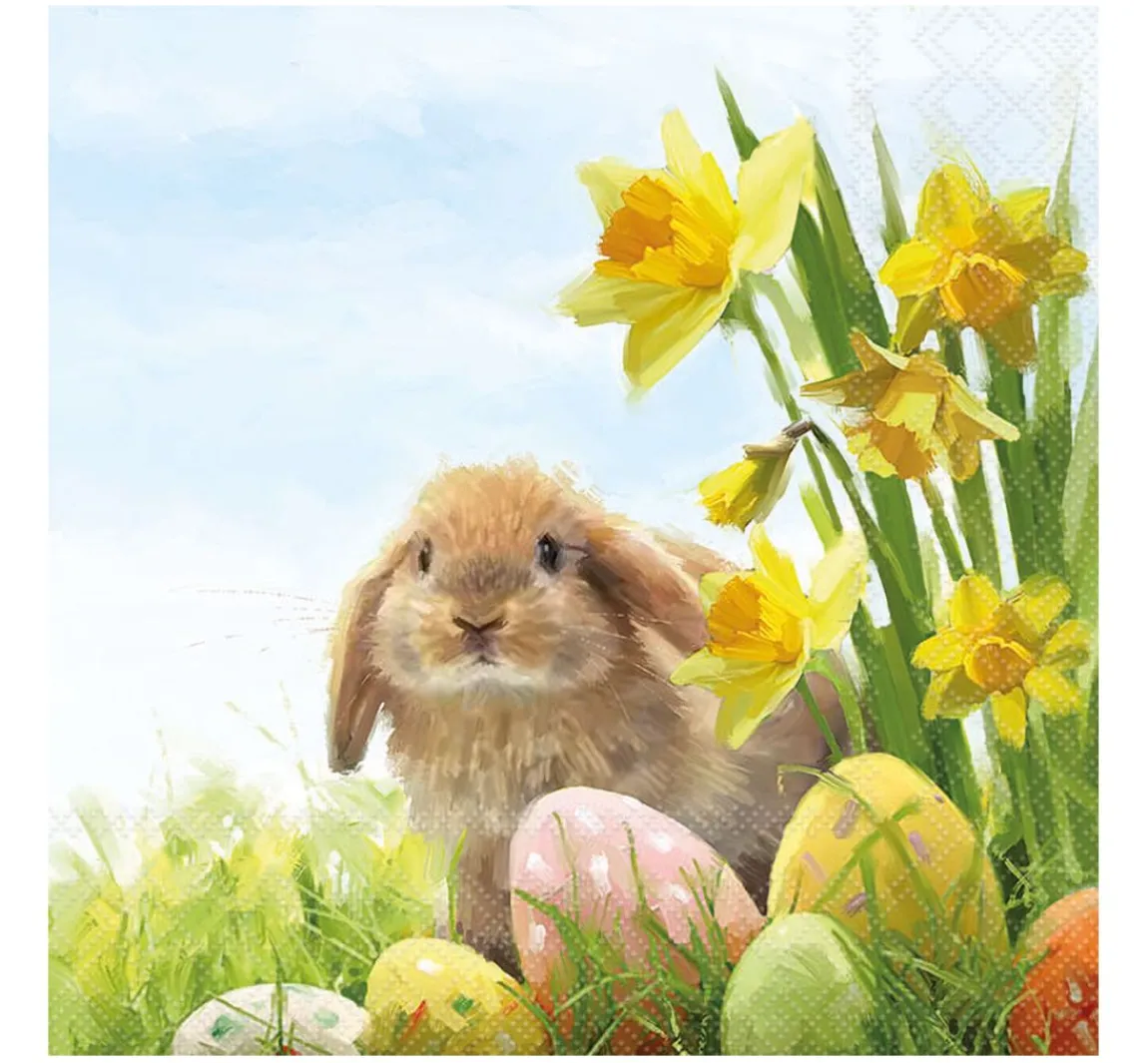 Ambiente Serviette "Hase Fluffy"