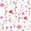 Best Ambiente Serviette "Herz-Girlande"