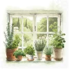 Hot IHR Serviette "Homegrown Herbs"