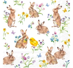 Best IHR Serviette "Häschen und Küken"