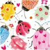 Best IHR Serviette "Joyful Ladybugs"