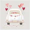 Online Ambiente Serviette "Just Married Car"