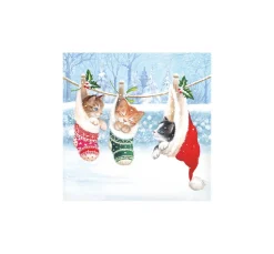 Ambiente Serviette "Kitten Trio"
