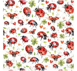 Hot Ambiente Serviette "Ladybug Flight"