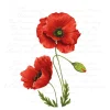 Sale Ambiente Serviette "Leuchtender Klatschmohn"