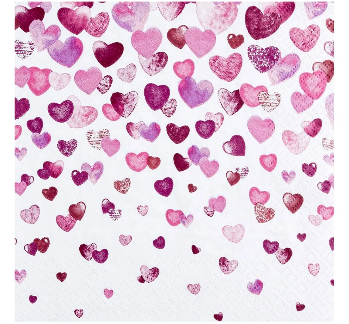 Best HOME FASHION Serviette "Lovely Hearts"