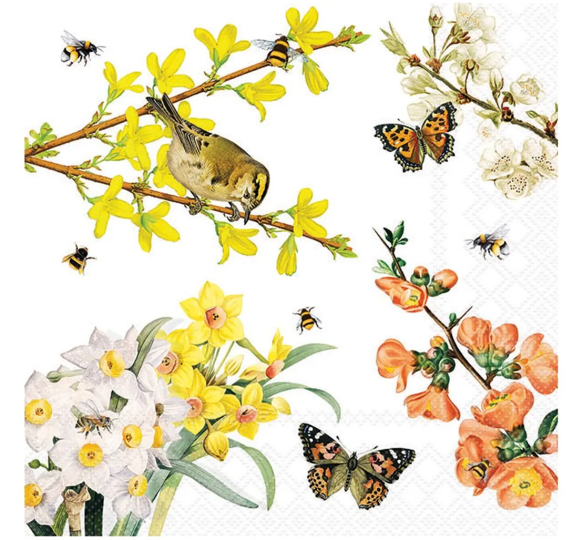 Discount Ambiente Serviette "Lovely Springtime"