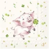 Best IHR Serviette "Lucky Pig"