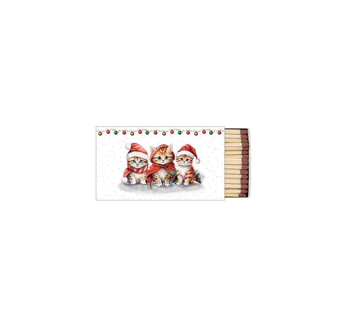 New Ambiente Serviette "Lustige Weihnachtskätzchen"