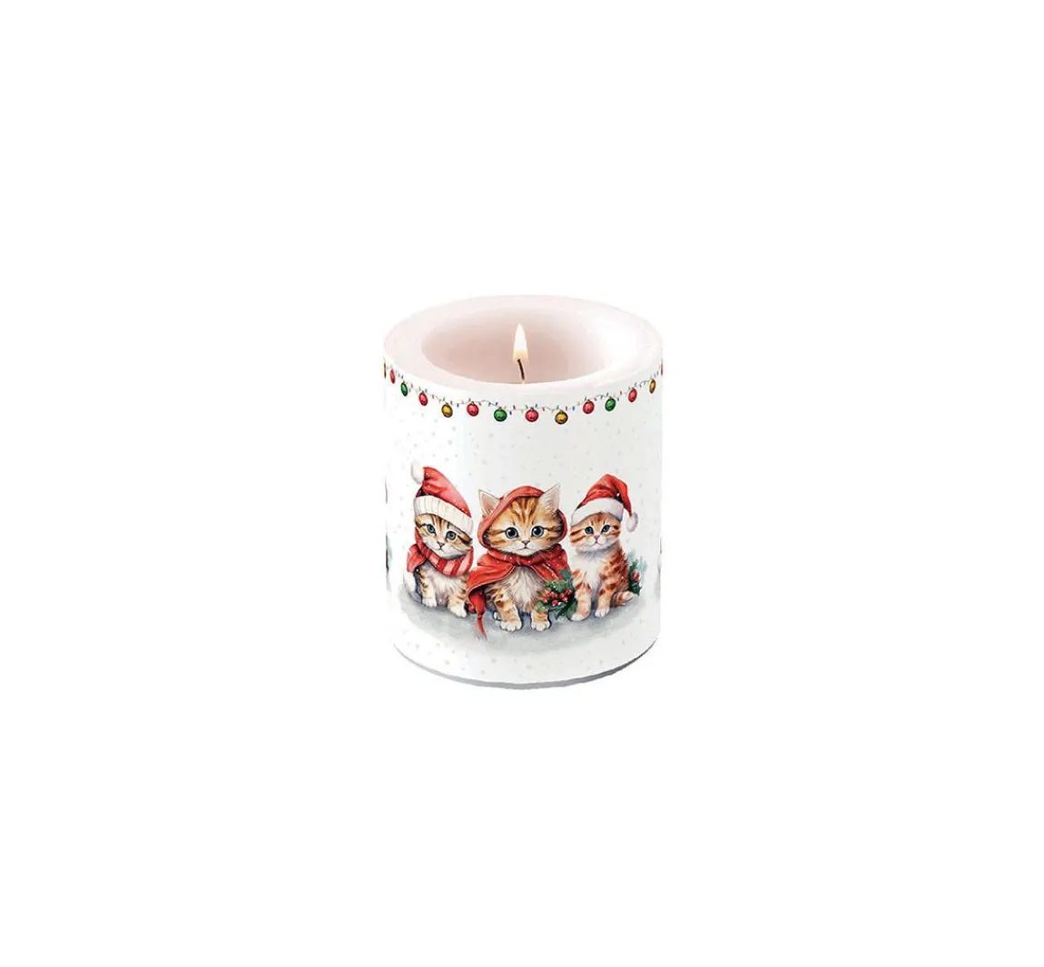 New Ambiente Serviette "Lustige Weihnachtskätzchen"