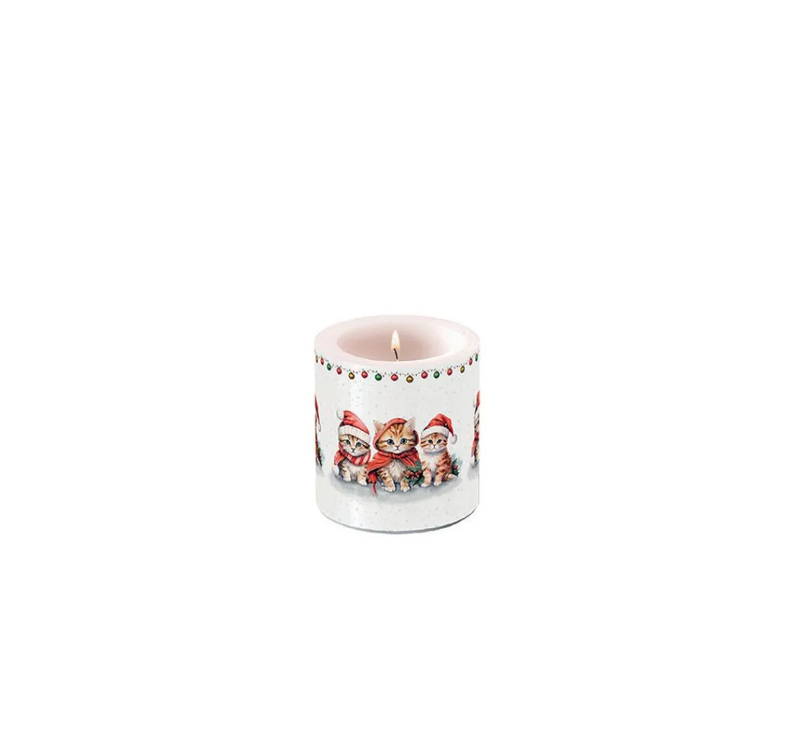 New Ambiente Serviette "Lustige Weihnachtskätzchen"