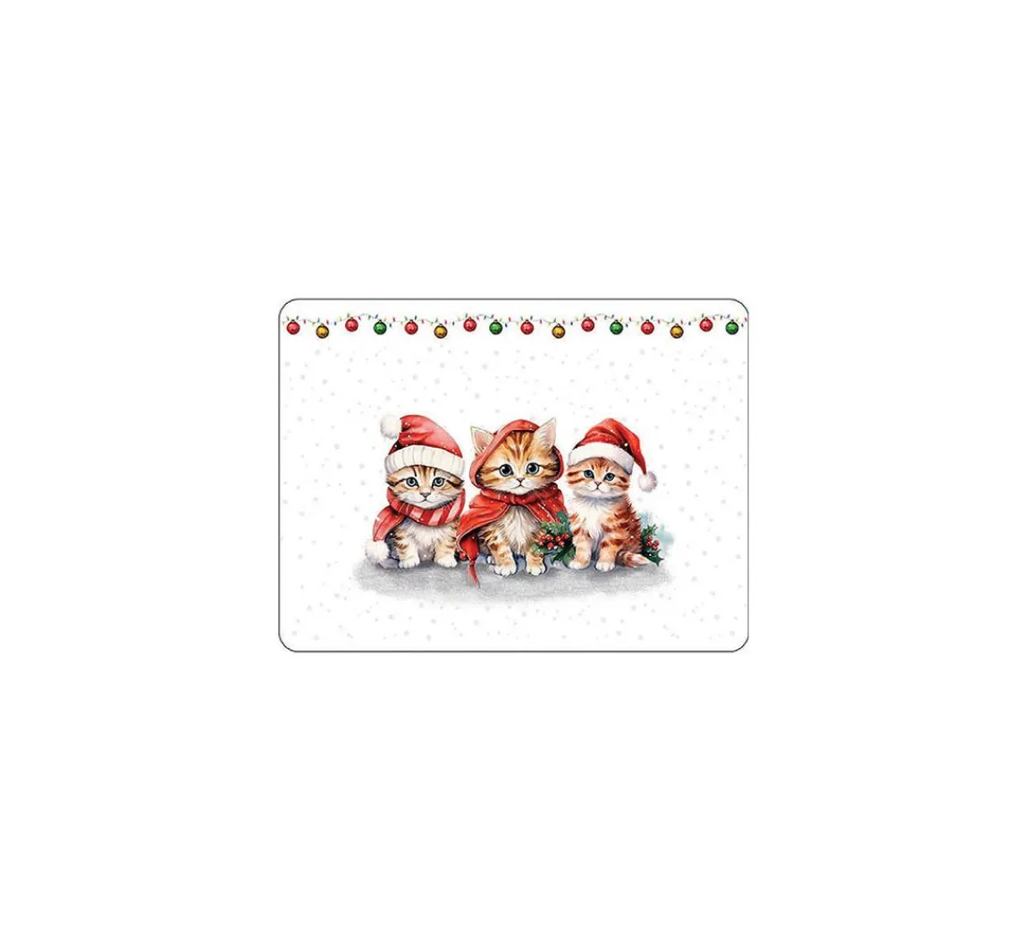 New Ambiente Serviette "Lustige Weihnachtskätzchen"